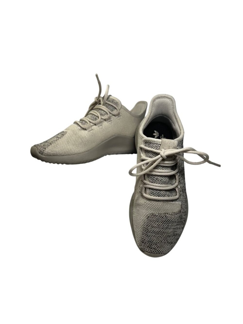 Adidas Tubular Beige/Gray Knit Running Shoes Size Mens 4.5 Ladies 6.5 Athletic - Picture 2 of 15